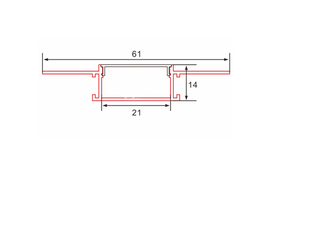 Profilé aluminium D095
