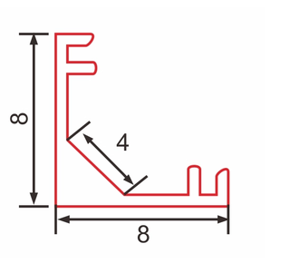 Profilé aluminium D0105A