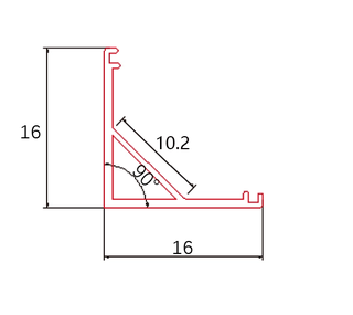 Profilé aluminium D003A