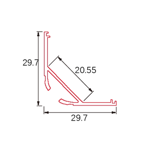 Profilé aluminium D006A
