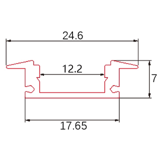 Profilé aluminium D001