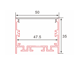 Profilé aluminium D079