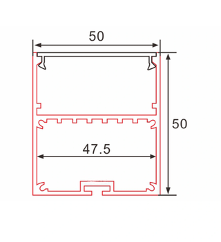 Profilé aluminium D084