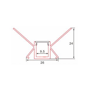Profilé aluminium D092