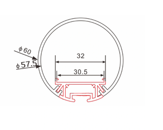 Profilé aluminium D071
